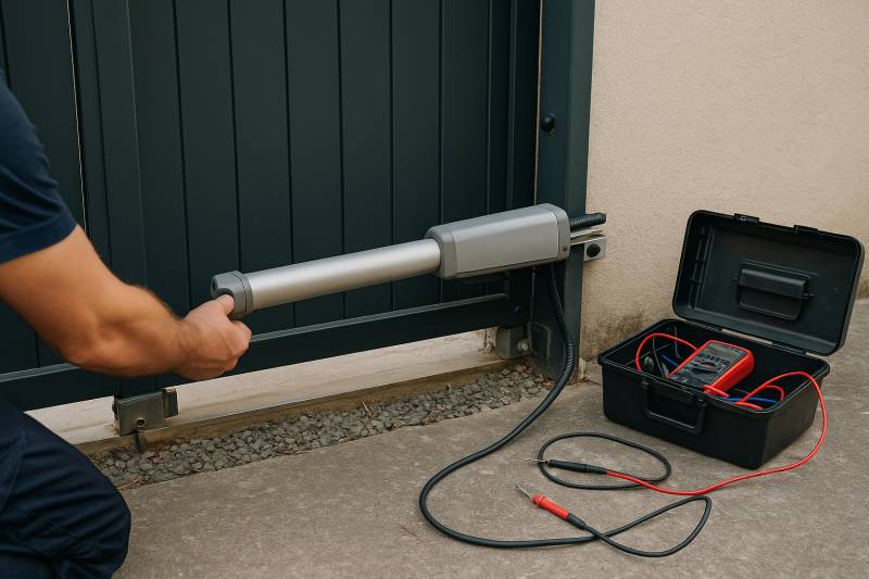 Déblocage d'un portail battant électrique à Lyon 