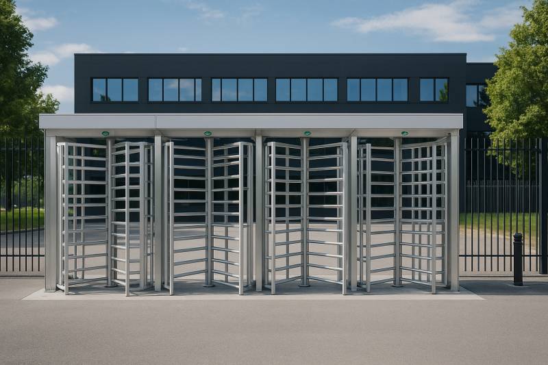 Installation d'un tourniquet de sécurité périmétrique à Lyon