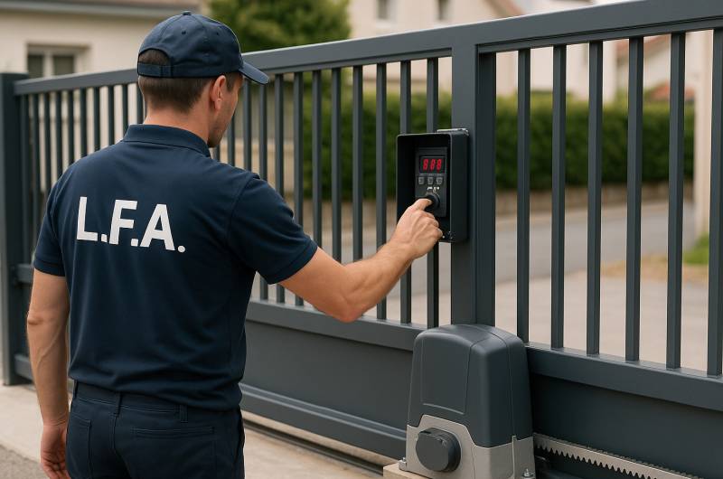 Réglage d'un portail électrique à Lyon