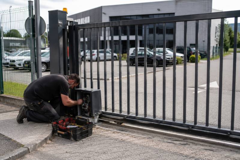 Dépannage d'un portail d'une entreprise à Miribel