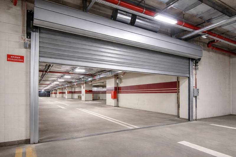 Pose d'un rideau coupe feu parking à Lyon